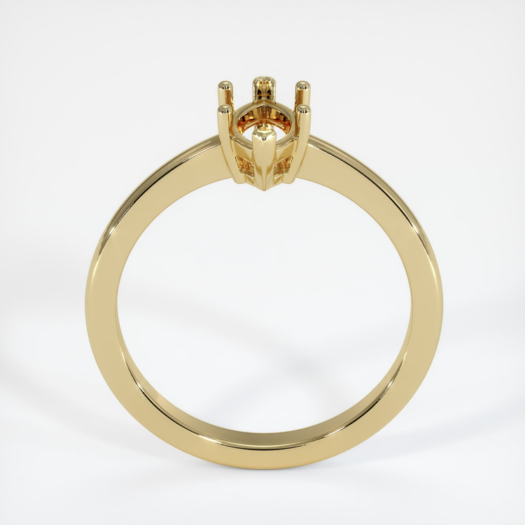 14K Yellow Gold Vedic Ring Setting