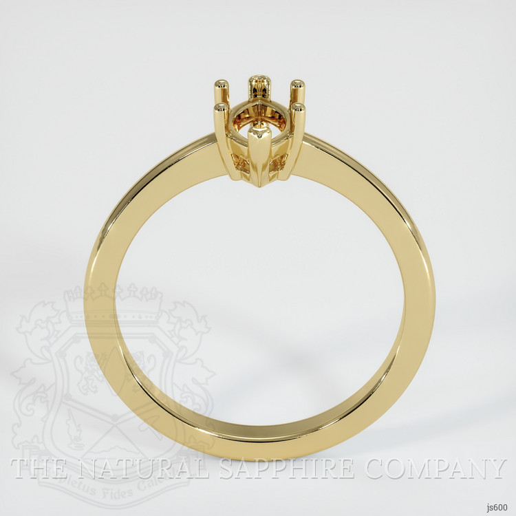 14K Yellow Gold Vedic Ring Setting