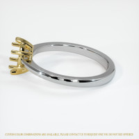 14K Yellow & White Vedic Ring Setting Image