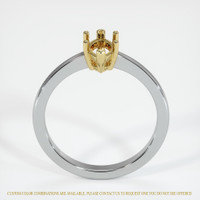 14K Yellow & White Vedic Ring Setting Image
