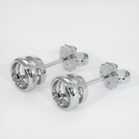 14K White Gold Studs Earring Setting Video