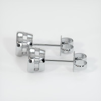 18K White Gold Studs Earring Setting Image