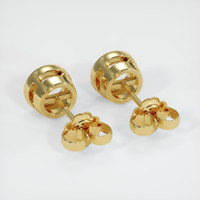 18K Yellow Gold Studs Earring Setting Image