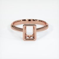 14K Rose Gold Vedic Ring Setting Image