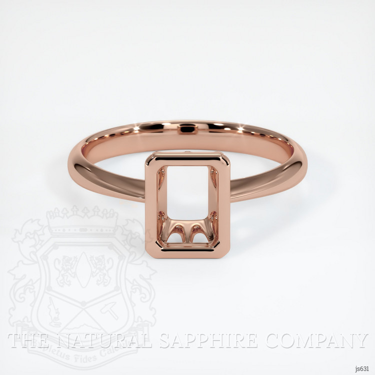 14K Rose Gold Vedic Ring Setting