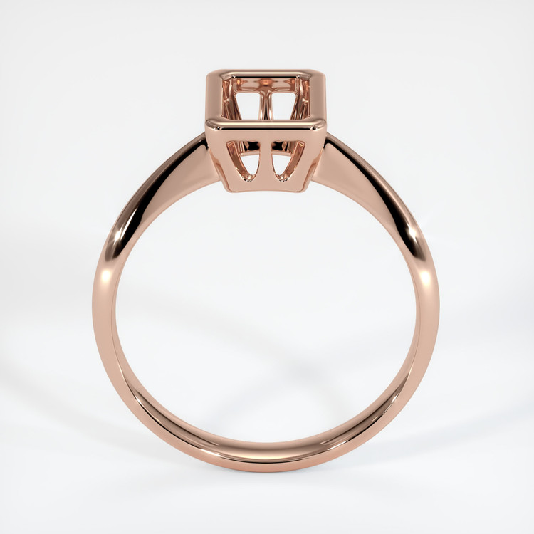 14K Rose Gold Vedic Ring Setting