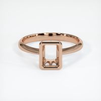18K Rose Gold Vedic Ring Setting Image