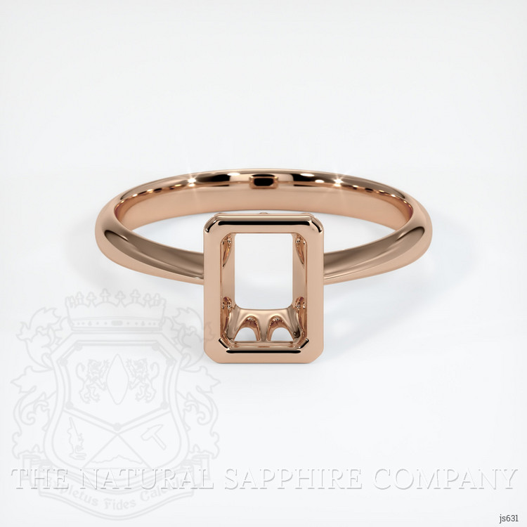18K Rose Gold Vedic Ring Setting