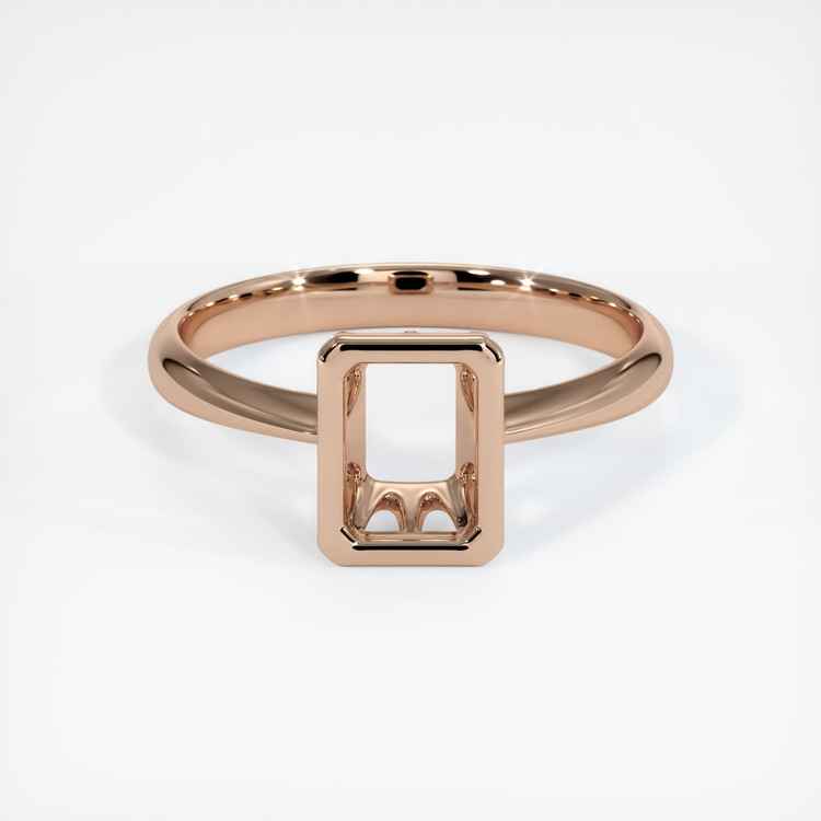 18K Rose Gold Vedic Ring Setting