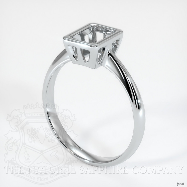 10K White Gold Vedic Ring Setting