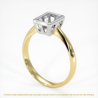 14K White & Yellow Vedic Ring Setting Video