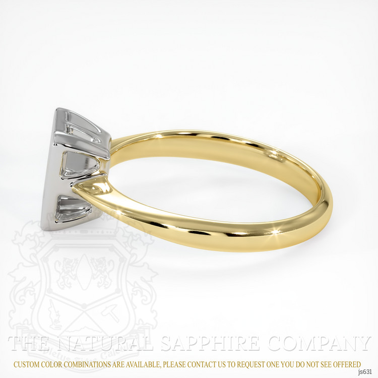 14K White & Yellow Vedic Ring Setting