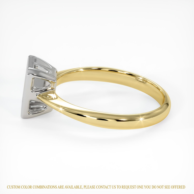 14K White & Yellow Vedic Ring Setting