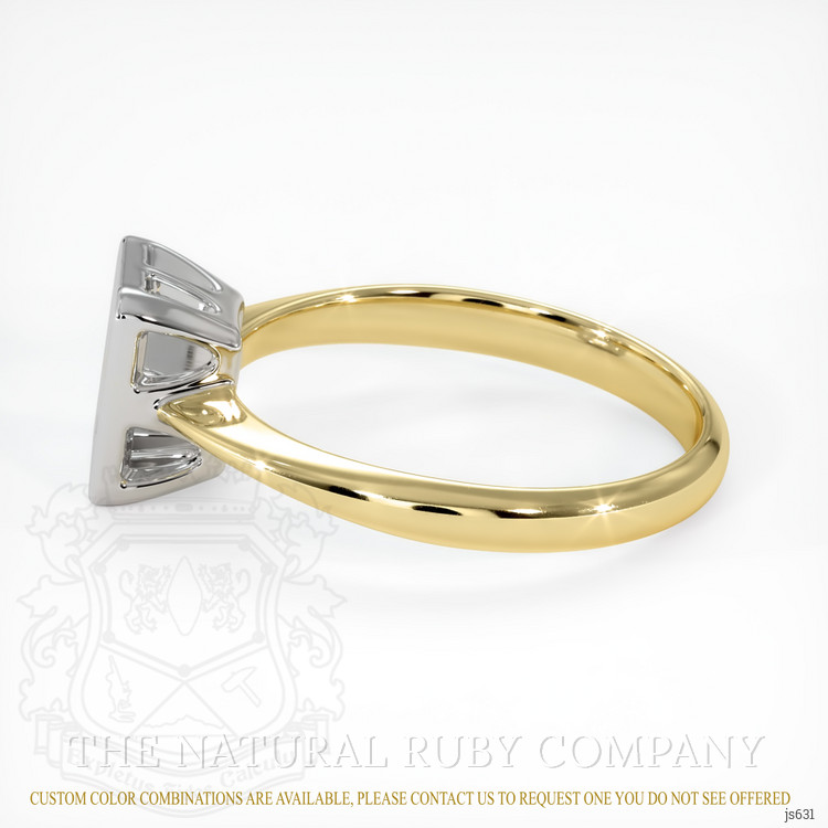 14K White & Yellow Vedic Ring Setting