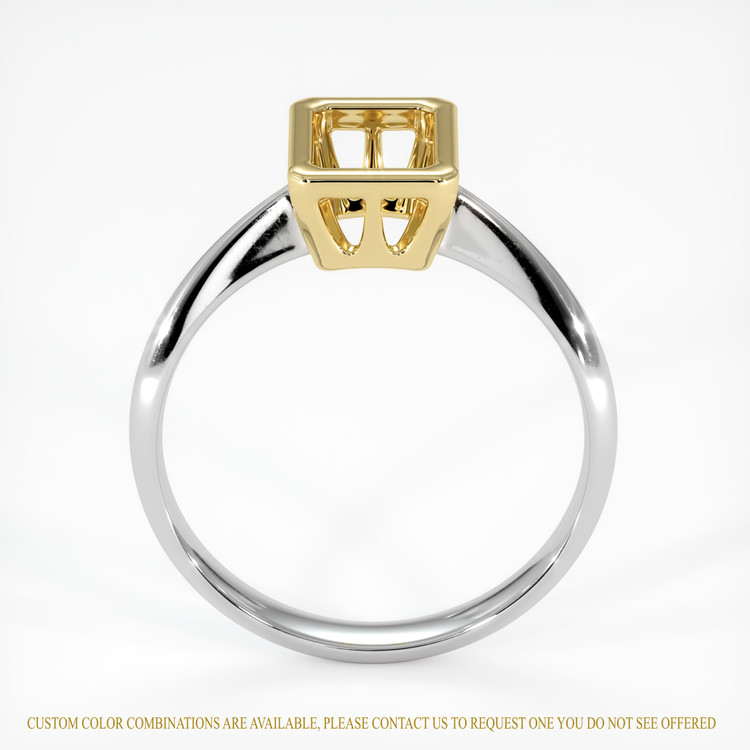 14K Yellow & White Vedic Ring Setting