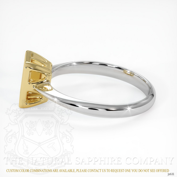 18K Yellow & White Vedic Ring Setting