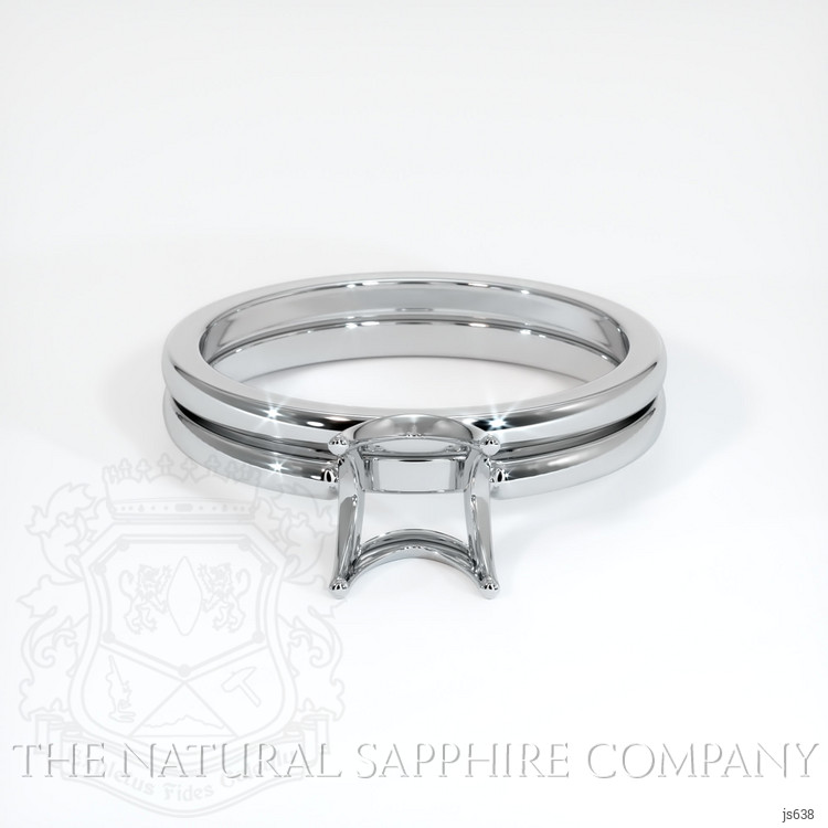 Platinum 950 Wedding Set Ring Setting