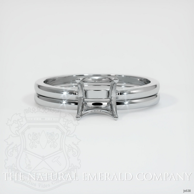 Platinum 950 Wedding Set Ring Setting