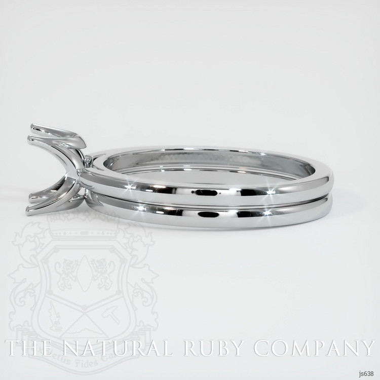 Platinum 950 Wedding Set Ring Setting