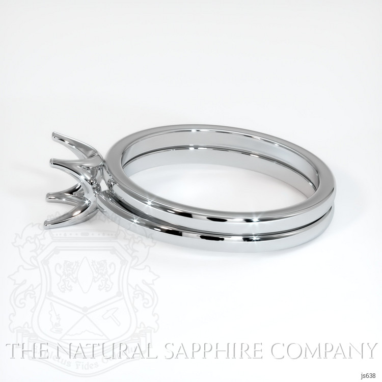 Platinum 950 Wedding Set Ring Setting