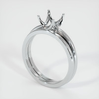 Silver Wedding Set Ring Setting Video