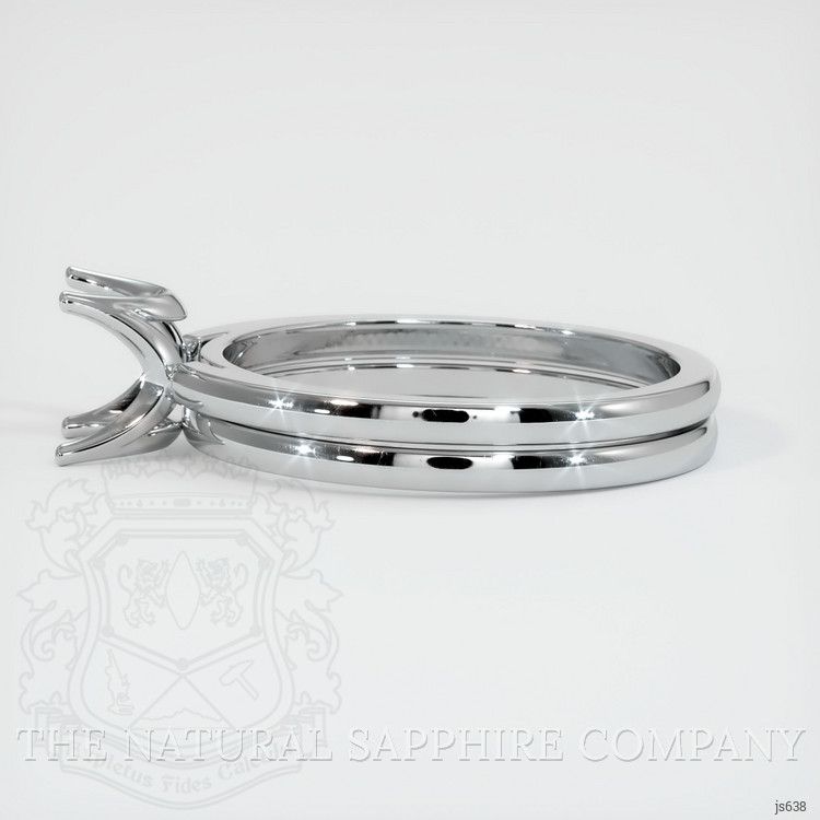 14K White Gold Wedding Set Ring Setting