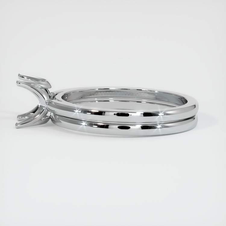 18K White Gold Wedding Set Ring Setting