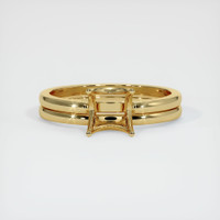 10K Yellow Gold Wedding Set Ring Setting Image