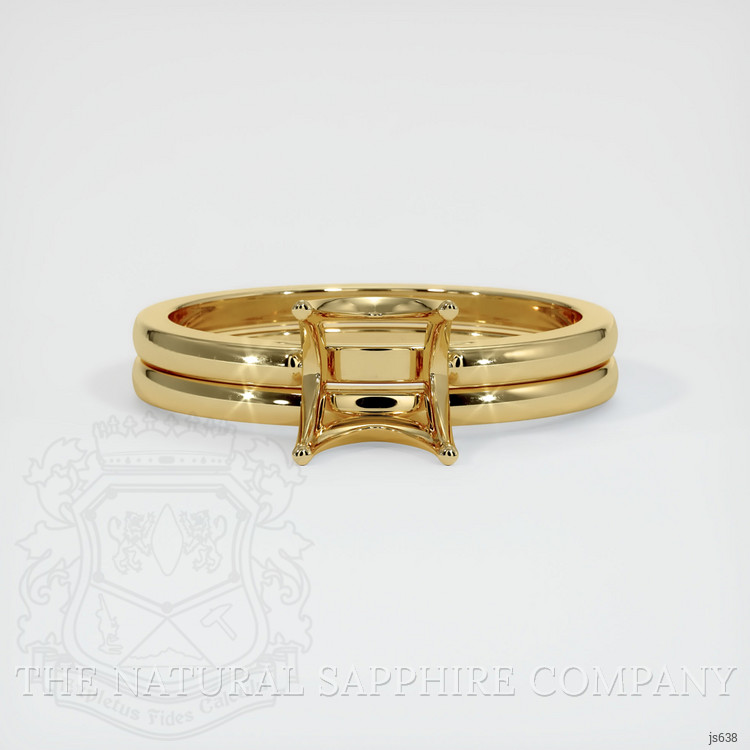 10K Yellow Gold Wedding Set Ring Setting