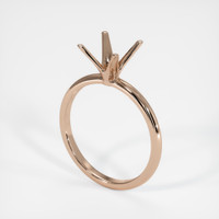 14K Rose Gold Solitaire Ring Setting Video
