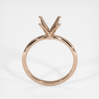 14K Rose Gold Solitaire Ring Setting Image