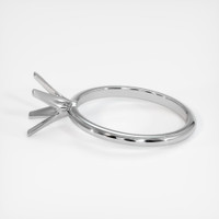10K White Gold Solitaire Ring Setting Image