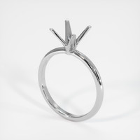 14K White Gold Solitaire Ring Setting Video