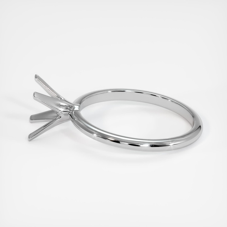 18K White Gold Solitaire Ring Setting