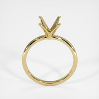 14K Yellow Gold Solitaire Ring Setting Image