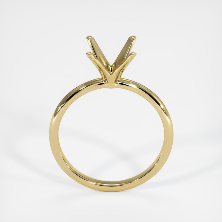 14K Yellow Gold Solitaire Ring Setting