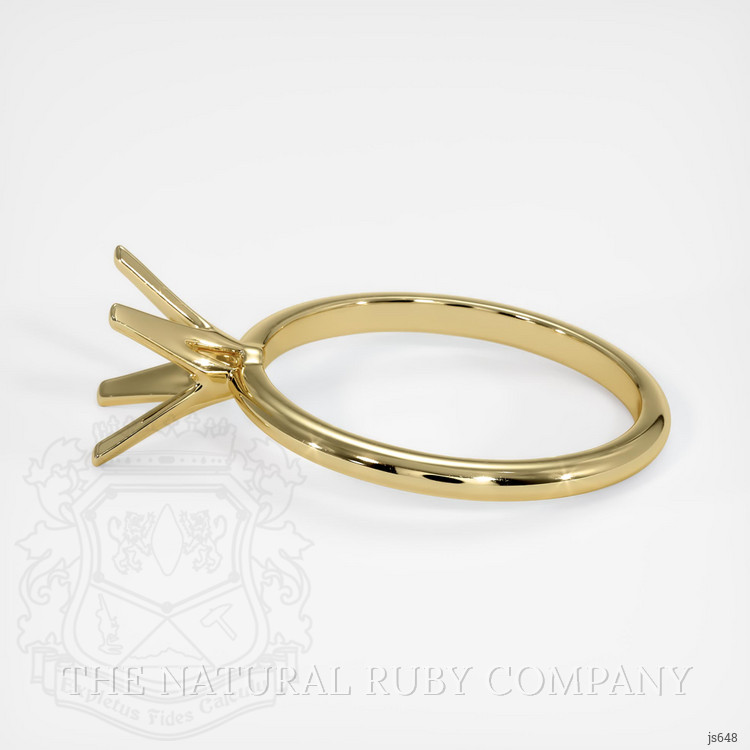 18K Yellow Gold Solitaire Ring Setting