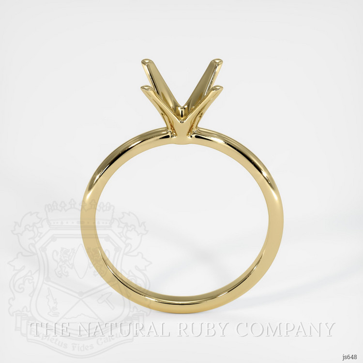 18K Yellow Gold Solitaire Ring Setting
