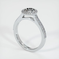 10K White Gold Pave Ring Setting Video