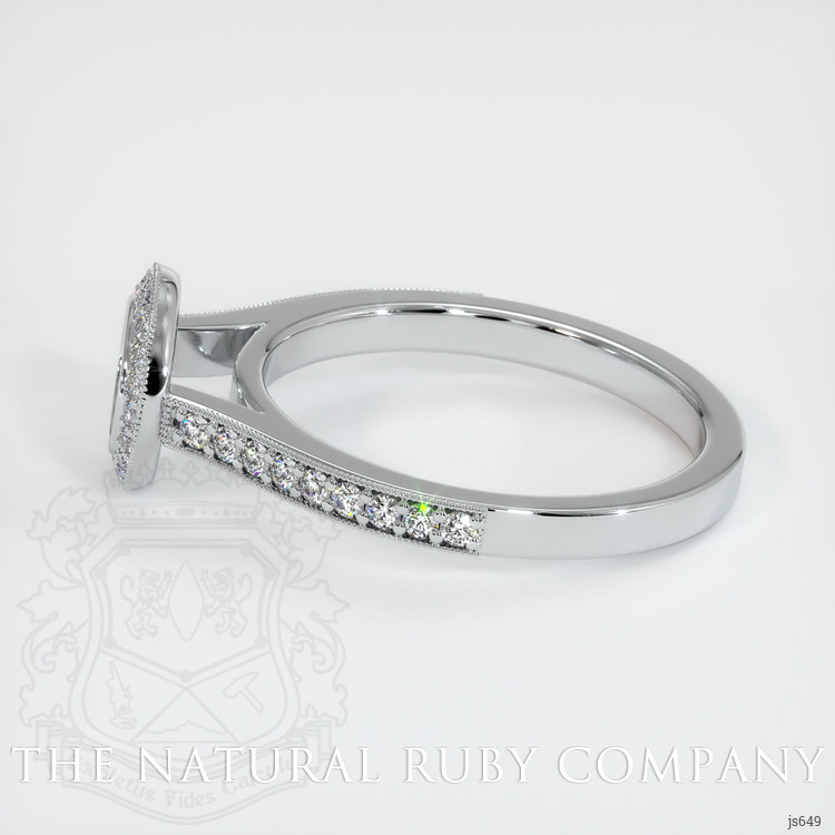 14K White Gold Pave Ring Setting