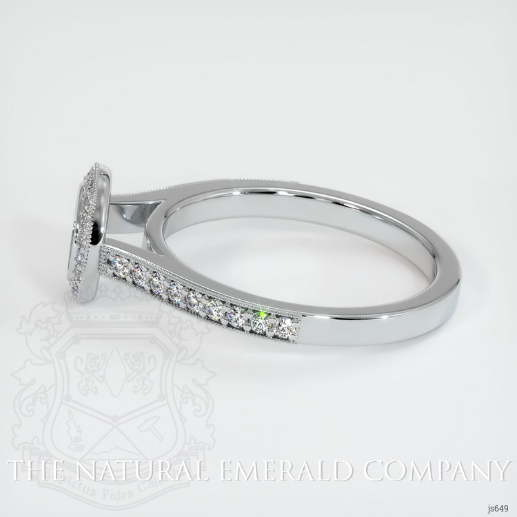 18K White Gold Pave Ring Setting