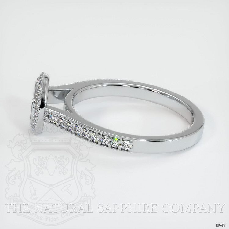 18K White Gold Pave Ring Setting
