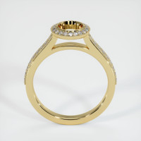 10K Yellow Gold Pave Ring Setting Image