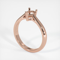 14K Rose Gold Solitaire Ring Setting Video