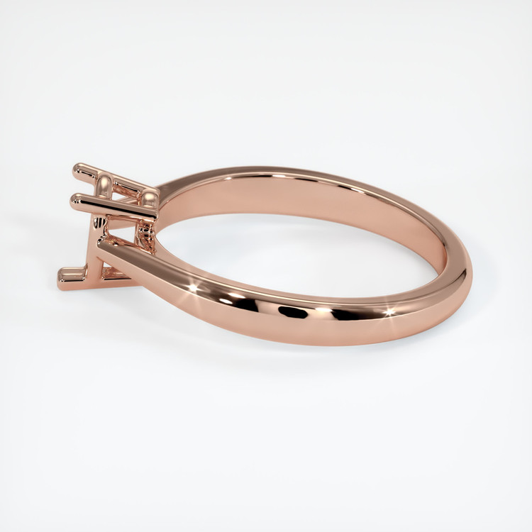 14K Rose Gold Solitaire Ring Setting