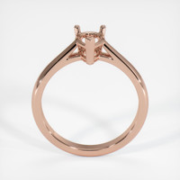 14K Rose Gold Solitaire Ring Setting Image