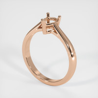 18K Rose Gold Solitaire Ring Setting Video