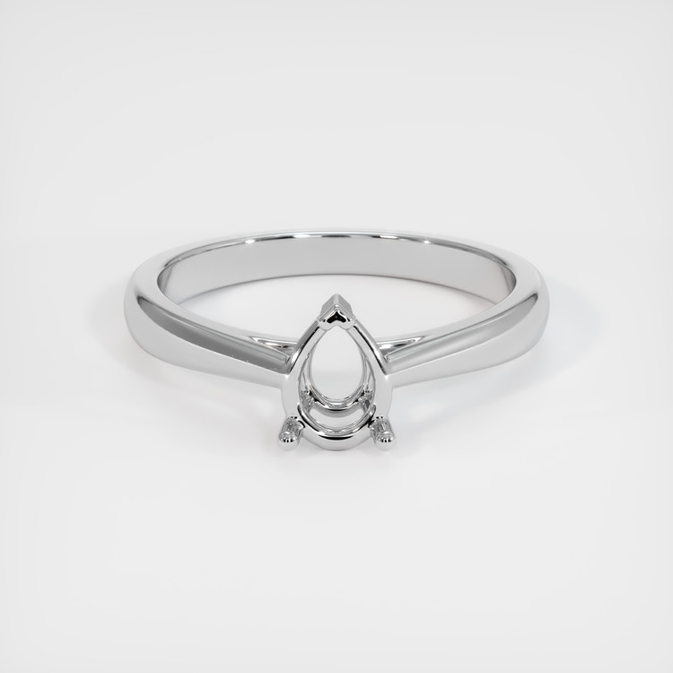 Silver Solitaire Ring Setting