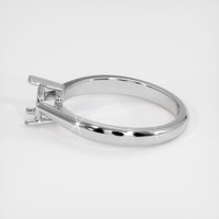 10K White Gold Solitaire Ring Setting Image