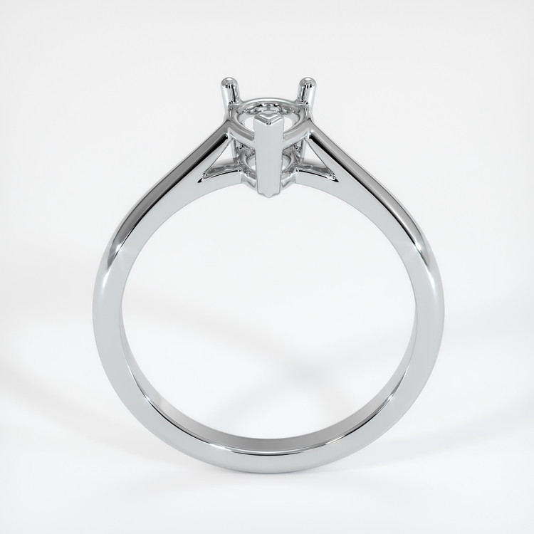 18K White Gold Solitaire Ring Setting